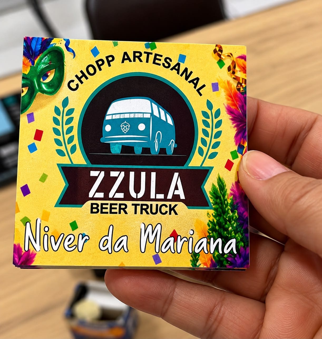 Porta-copos Personalizados Zzula Beer Truck